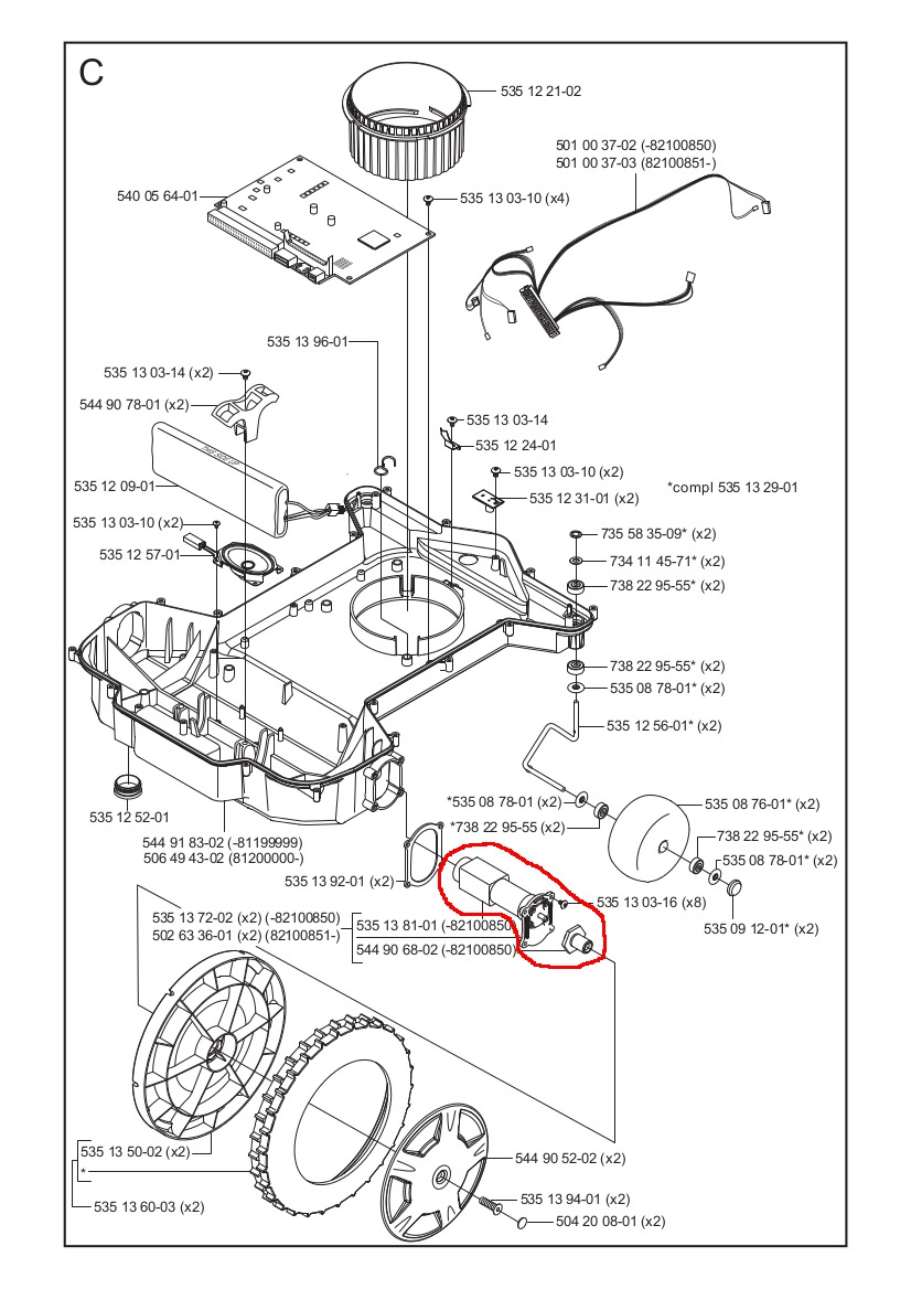 Wheel motor Linix