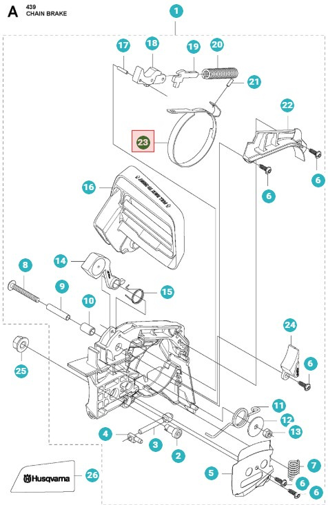 Brake Band Husqvarna 439, T435