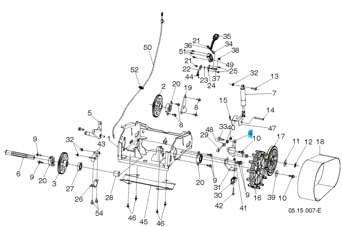 Arm Track Adjuster Weldment Lh 5893324-01