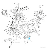 Bracket Rear Console Black Zin 5896269-02 Bracket Rear Console Black Zin 5896269-02