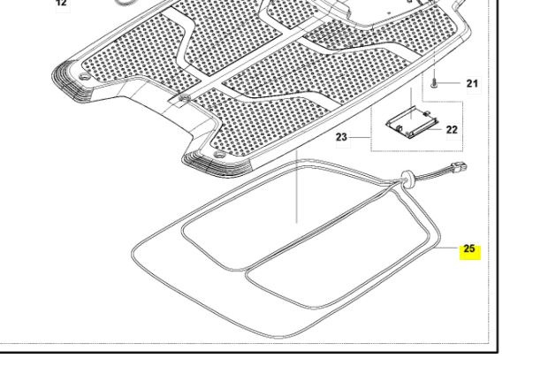 Antenna charging station Automower 310, 315, 315X
