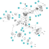 Piston Kit Husqvarna 129R, 129C, 129LK, 325R Piston Kit Husqvarna 129R, 129C, 129LK, 325R