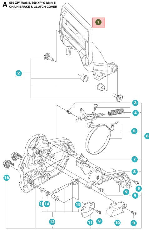 Throw Protection 545 Mark II, 550XP Mark II