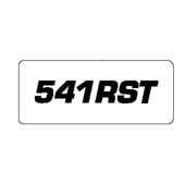 Decal Model 541Rst 5912001-02 Decal Model 541Rst 5912001-02