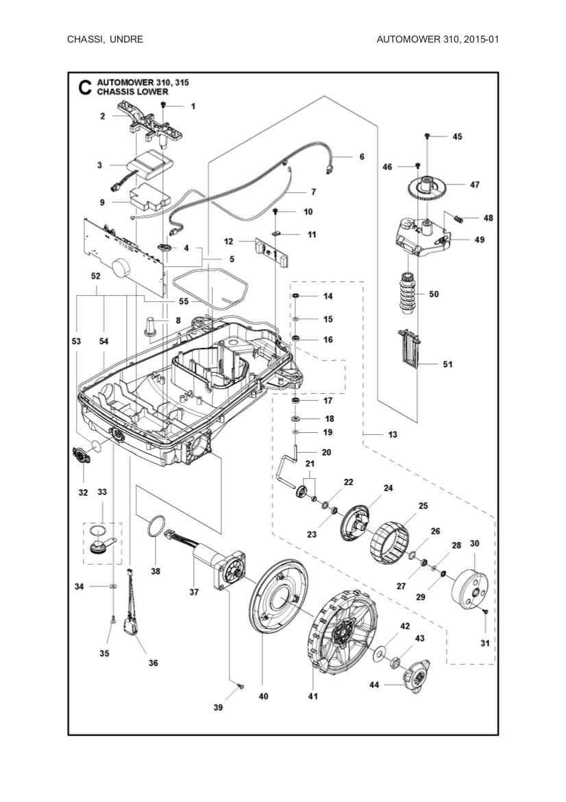 Main circuit board 310, 315 2015