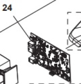 Circuit board Charging station 310, 315, 315X, 405X, 415X Circuit board Charging station 310, 315, 315X, 405X, 415X