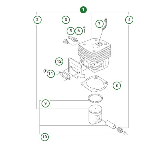 Cylinder Kit D48 Spare Part