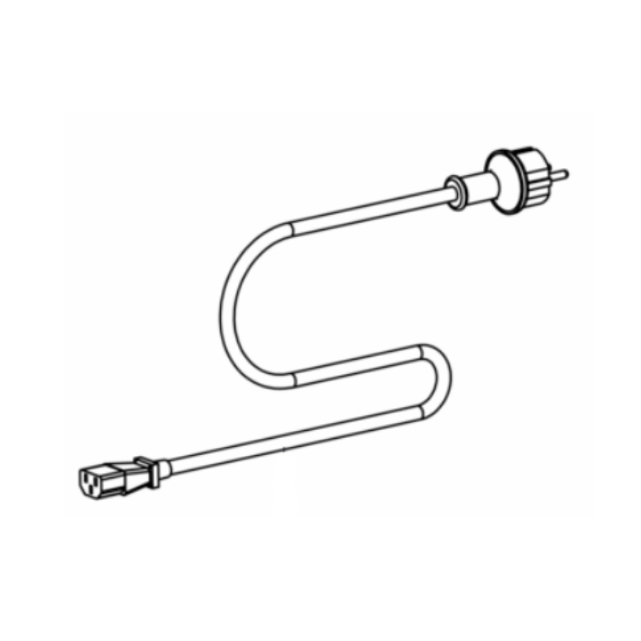 Power cord with plug and iec320 c13 connection jpn (jis c8303)