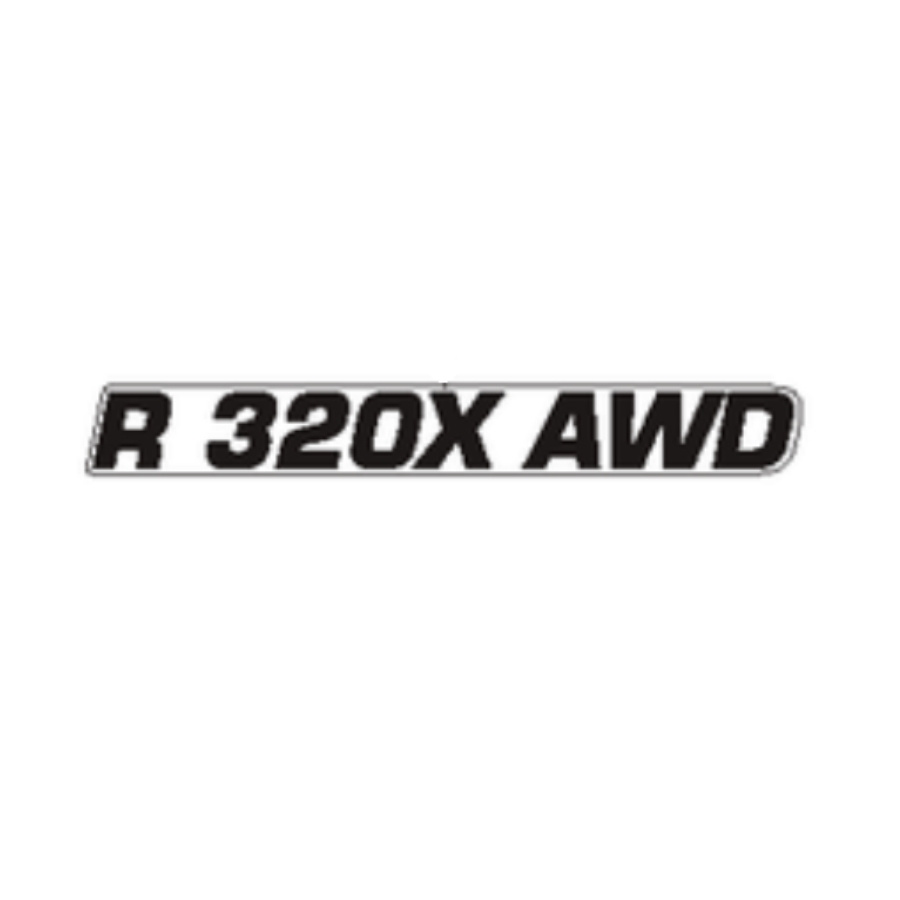 Decal engine hood r 320x AWD