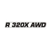 Decal engine hood r 320x AWD Decal engine hood r 320x AWD