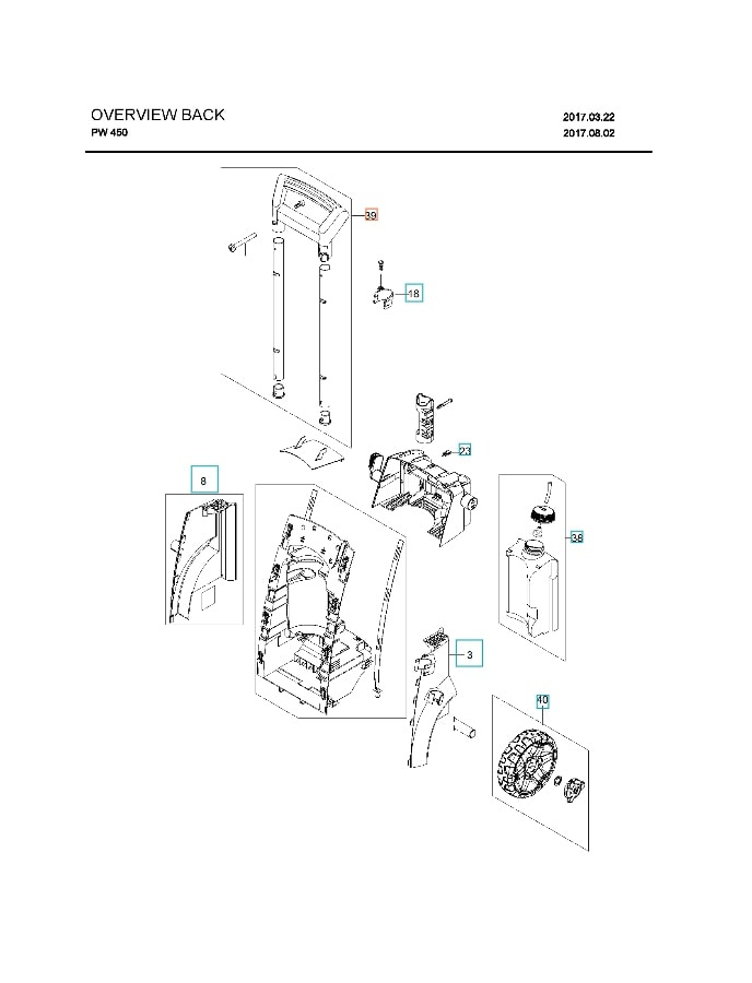 Attachment Handle Set 5960260-01