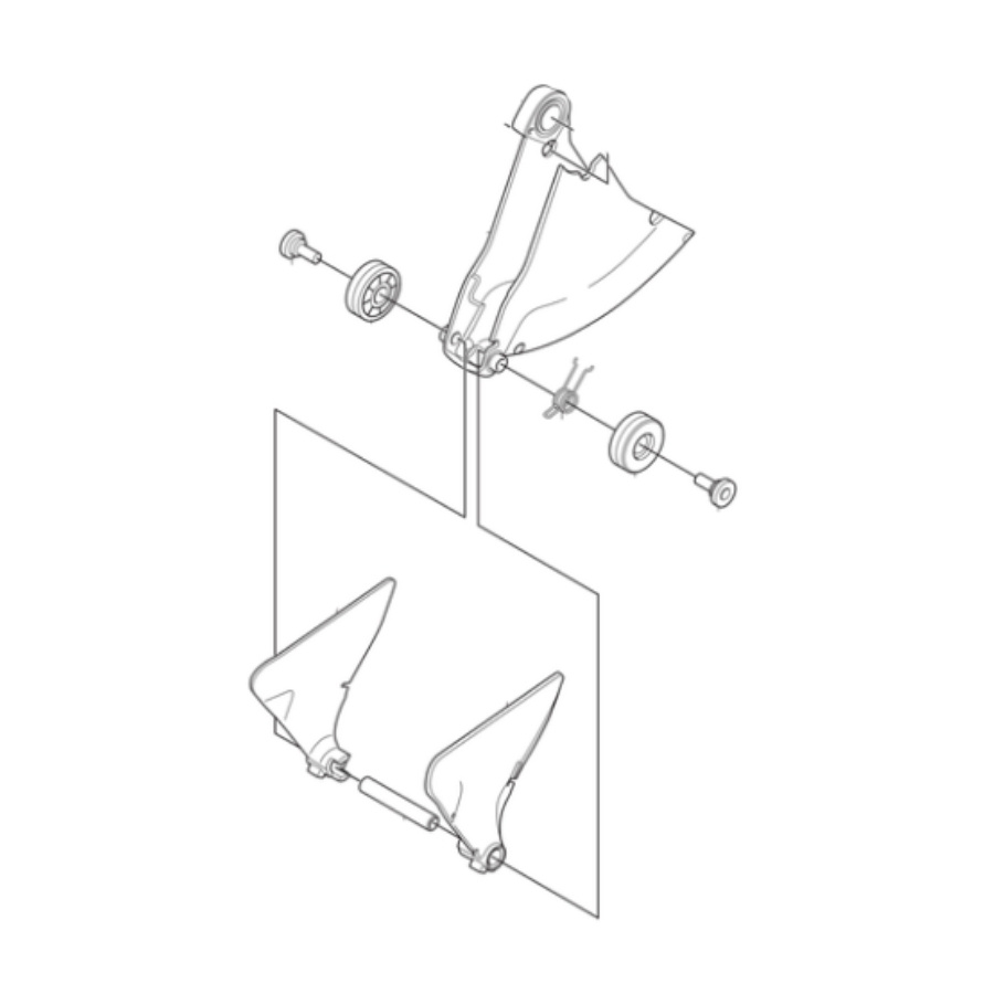Blade guard assembly replacement part