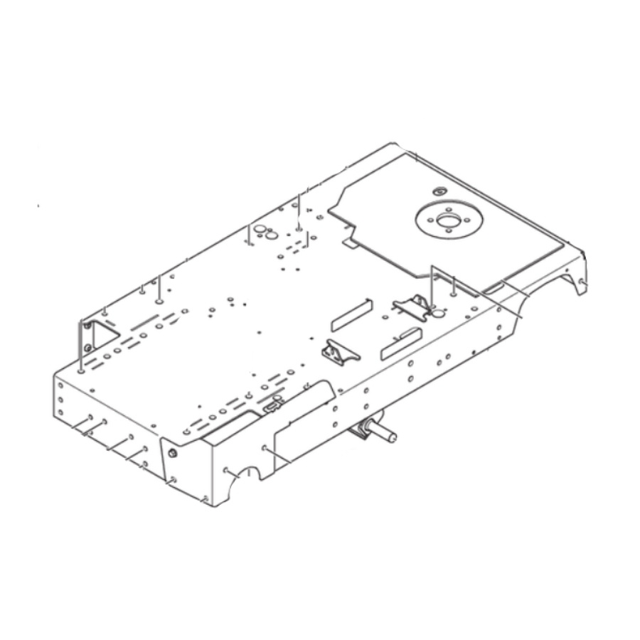 Baseplate large weld assembly