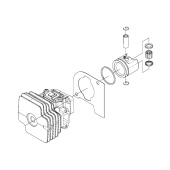 Cylinder piston kit Cylinder piston kit