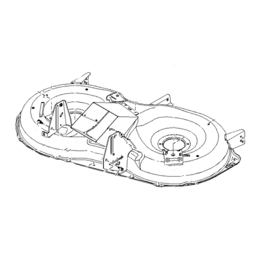 Service kit 108 cm crd deck weldment cable clutch non ez mulch