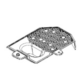 Module fan shield kit left Module fan shield kit left