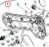 Crankcase Left 5986767-01 Crankcase Left 5986767-01