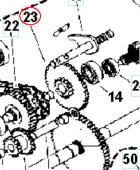 Gear 15-44 5986775-01 Gear 15-44 5986775-01