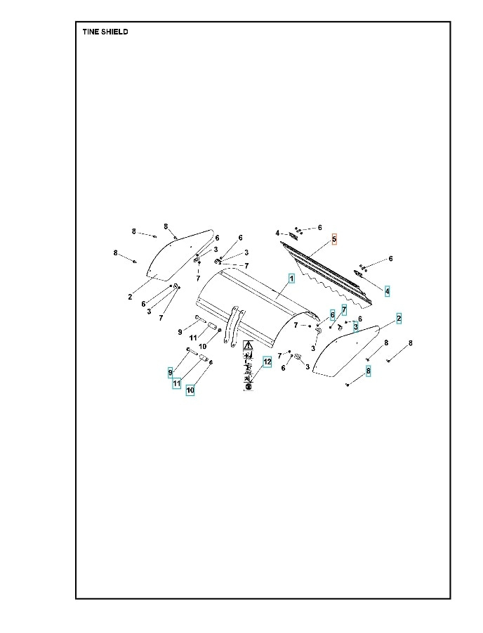 Cover Hangers Rear Screen Gray Ra 5986811-01