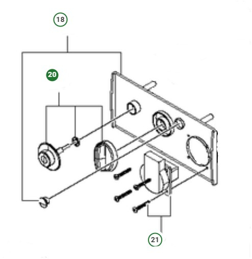 Switch knob kit S25