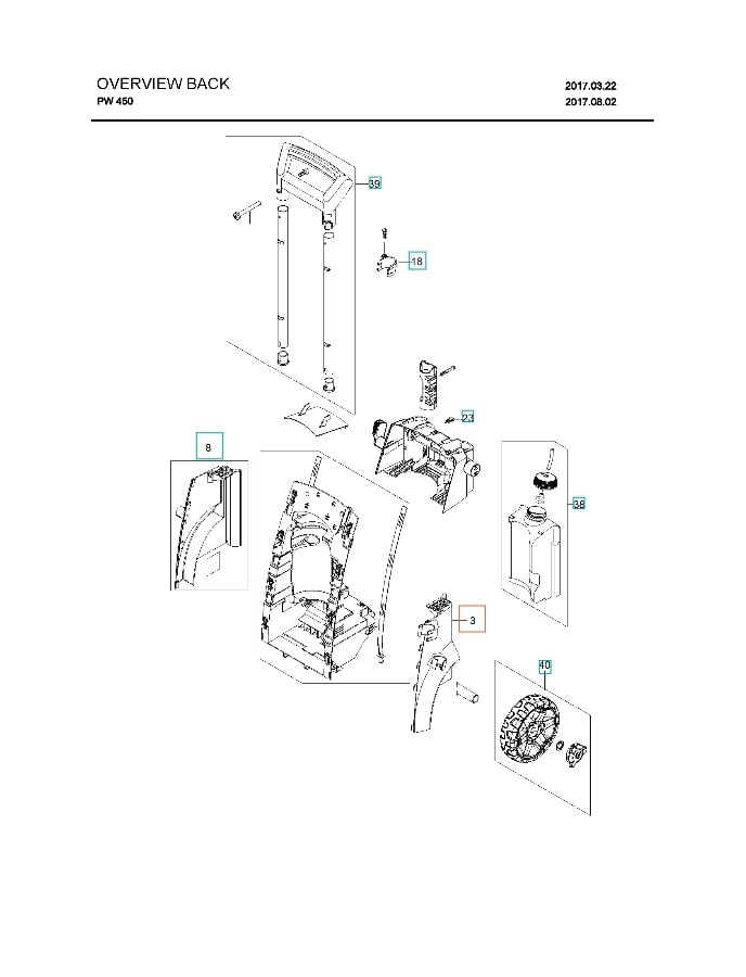 Bumper Left Dark Grey 5999888-01