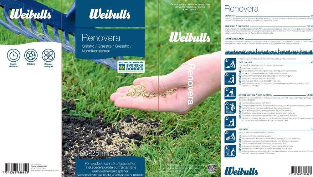  Grass seed Weibulls Renovate 1kg