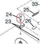 Bolt, 1/4-20X1/2 8721404-04 Bolt, 1/4-20X1/2 8721404-04