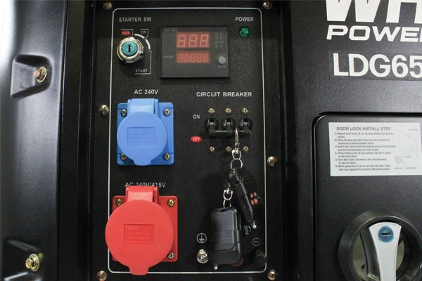 Warrior 6.25 kVa Diesel, 3-phase - Remote, ATS